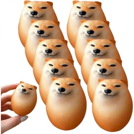 1 pièce Jouet anti-stress, figurine à rebond lent en peluche souple, idéal pour décompression tactile et relaxation (1/5)