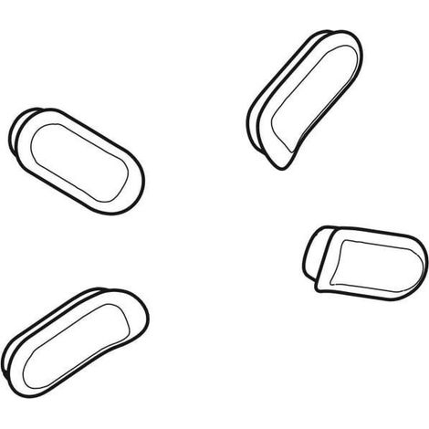 Geberit GE Set Puffer für WC-Sitzring (4 Stück) Levada, 598024000