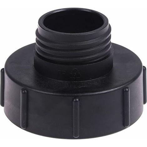 Adaptateur IBC 45 degrés DN80 3" S100x8 à DN50 2" S60X6 Adaptateur de connecteur de réservoir IBC Remplacement de Tuyau d'arrosage de Jardin Adaptateur de Tuyau. (1/4)