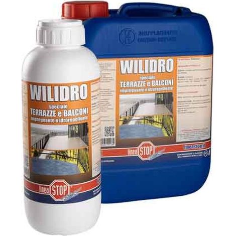 imperméabilisation pour balcons et terrasses 'wilidro' 2,5 lt