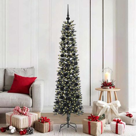 Künstlicher Weihnachtsbaum mit 300 LEDs mit Ständer Grün 180 cm (1/5)