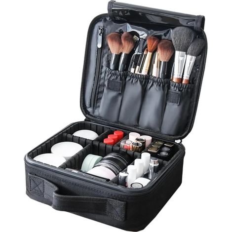 Boîte de rangement cosmétique en tissu Oxford, organisateur de maquillage, présentoir, porte-outils, accessoires de bureau (1/5)