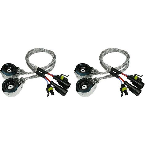 4x D2S/D4S HID Xenon-Lampenadapter Kabelbaum Stecker Buchse JXLGV (1/5)