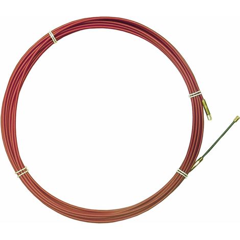 Passe-fils en acier de 4 mm, longueur 30 m, pour installation électrique et support de câble