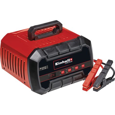 Einhell Chargeur de batterie CE-BC 30 M (12 V/24 V, pour batteries gel AGM 3-600 Ah, sans entretien/avec faible teneur en acide-plomb) (1/5)