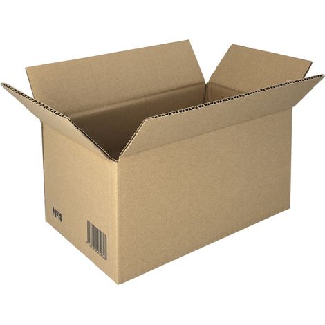 Verpackungskarton sin-marca nº4 anonima recycelbarer Karton 256x155 mm