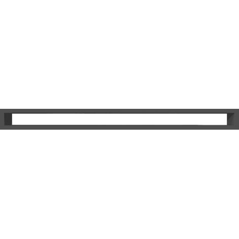 Lüftungsgitter TUNNEL 6x80 schwarz (1/4)