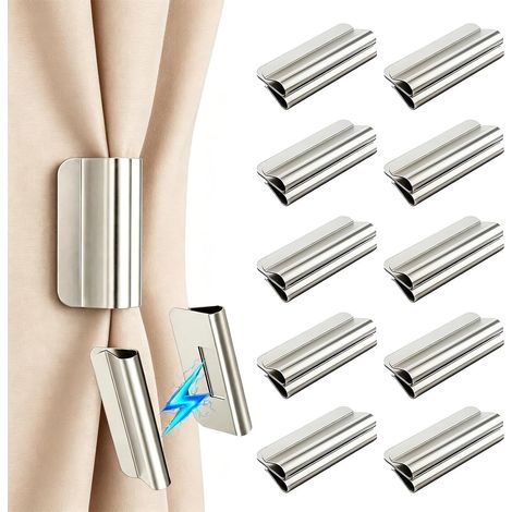 Pinces Magnétiques pour Rideaux de 10 Paires Nouveauté Lips Latéraux (1/5)
