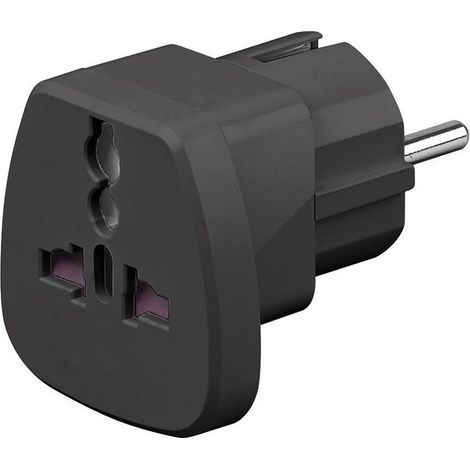 Adaptador universal MicroConnect, bolsa negra - Reino Unido