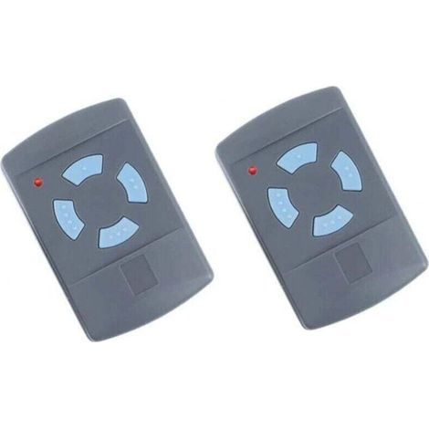 Télécommande et émetteur mural pour motorisations2PACK Télécommande de Garage Sdre HSM4 868 MHz avec 4 Boutons Couleur Bleue Remplacer Les émetteurs Hormann 868 MHz HS4 HSM2 HSP4 868 HS1 868 Tubauto H (1/4)