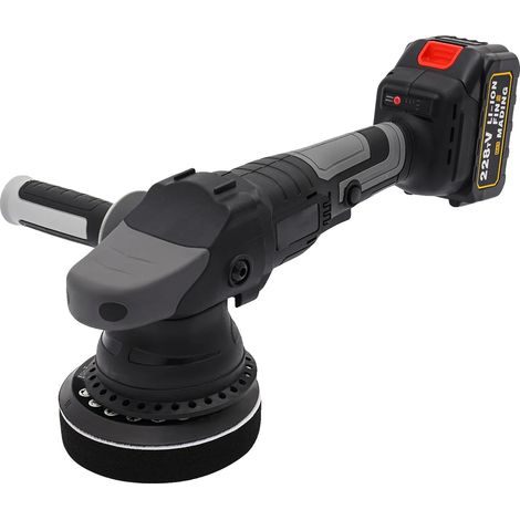 Lucidatrice eccentrica, 3 velocità regolabili, motore brushless in rame puro (1/2)
