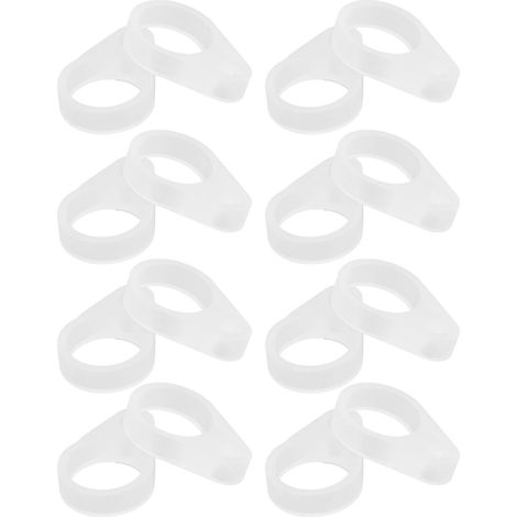 Anneau et embout en silicone de grande taille pour appareils auditifs destinés aux personnes âgées et aux enfants, afin d'éviter leur perte. (1/5)