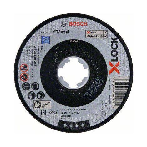 Expert pour disque à tronçonner X-LOCK en métal BOSCH 2608619253