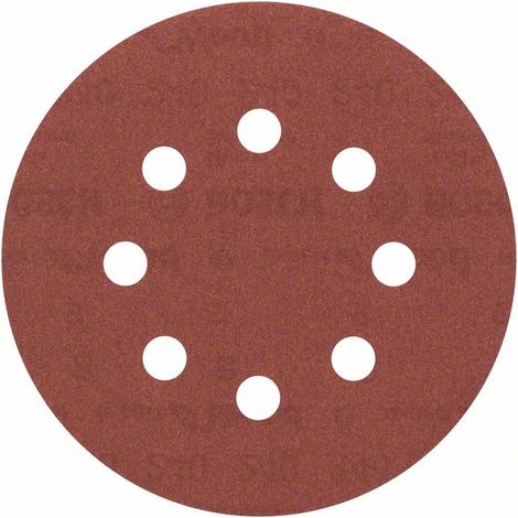 2608605645 - Foglio abrasivo C430, confezione da 5 pz. 125 mm, 240