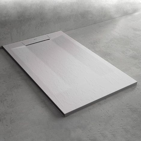 Plato de ducha pizarra SUEZ gris  70x110 cm (1/5)