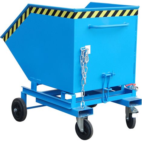 Bauer Südlohn Caisson à copeaux SKW-ET 600, peint, bleu clair