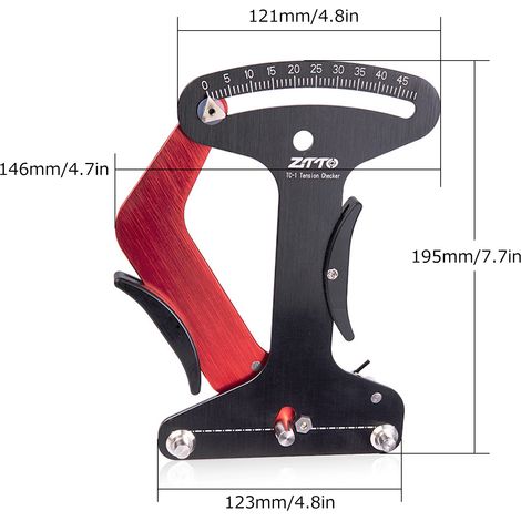 Outil de mesure de Tension à rayons, calibrage, tensiomètre de vélo de montagne, outils de réparation de vélos (1/5)