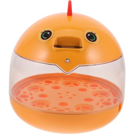 Incubateur à Œufs Contrôle Automatique Température en Plastique Portable Compact pour 5 Œufs pour L'éclosion Domestique D'œufs D'oiseaux Poulets (1/5)