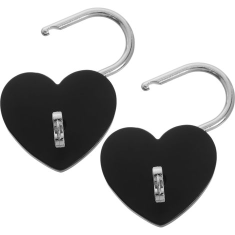 de 2 cadenas en m tal en forme de c ur avec cl Petit cadenas (1/5)