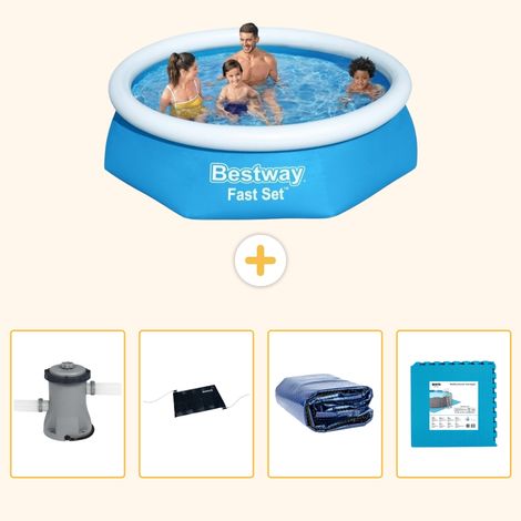 Bestway Bestway Fast Set Ronde - 244x61 cm - 5-pièces S340 (1/5)