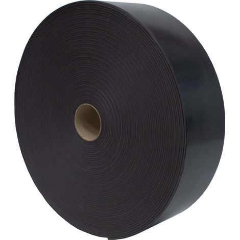 Dalsys bande de séparation, bande de recouvrement 30m ossature de terrasse en bois, autocollant noir en caoutchouc cellulaire, isolation acoustique mur, ossature de terrasse en bois - 95mm (1/5)
