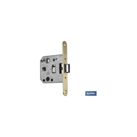 Confezione da 10 serrature ad incasso rotonde D47 E50 in ottone per legno