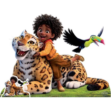 Figurine en carton Encanto : Famille Madrigal Antonio - H 92 cm