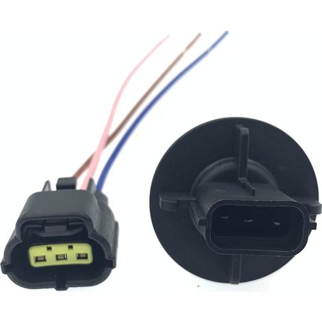 Le XBP100190 est compatible avec le support d'ampoule de feu stop à trois broches Land Rover AMR1422/MA939976-TA975885 (support + fiche).