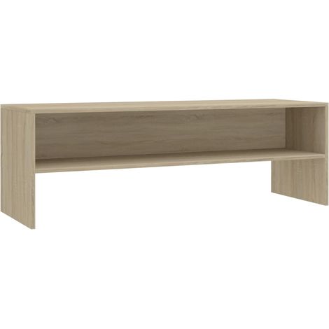 Mobile TV multimediale scaffale TV credenza TV sala da pranzo soggiorno camera da letto rovere Sonoma 120 x 40 x 40 cm legno ingegnerizzato marrone 020027467