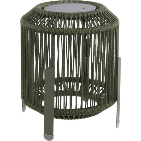 Lanterna solare liny verde alloro h36cm - Hespéride
