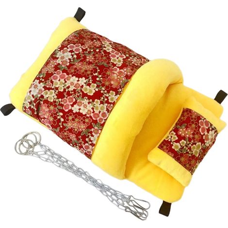 Hamaca Colgante Para Loro Lit Casa Con Y Cadena Amarillo (1/5)