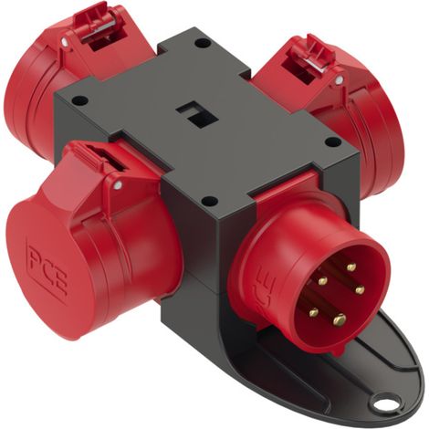 PCE CEE Stromverteiler 9430411 9430411 400 V 16 A (1/3)