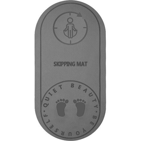 Tapis de corde à sauter antidérapant pour saut d'intérieur, tapis de yoga silencieux amortissant, équipement d'entraînement sportif domestique (1/5)