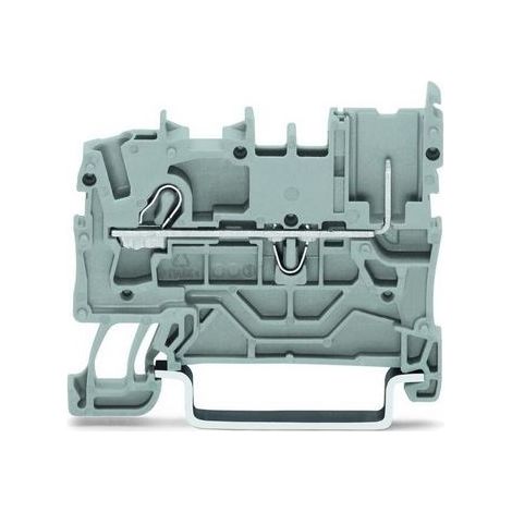Wago 2022-1201 Bornier porteur 1 conducteur 2,5mm≤ gris