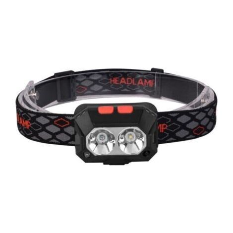 Powerful USB Rechargeable Headlamp, 6 Modes, 1000 Lumens, IPX4 Waterproof, Lasting 6-8 Hours, Suitable for Fishing, Camping, Reading, Hiking, Cycling (1/5)