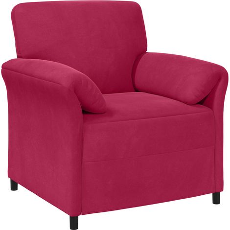 Canapé 1 place Bordeaux 88 x 83 x 95 cm Velours vidaXL (1/5)