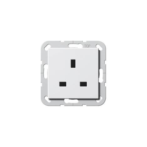 Gira Presa BS 13 A SH Sist. 55 Bianco puro [277603], 2776 03