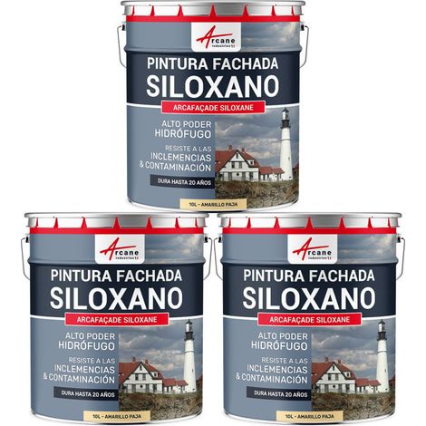 Pintura de siloxano para exteriores y fachadas, de alto poder hidrófugo - ARCAFAÇADE SILOXANE