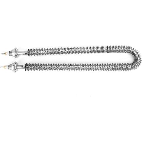 Élément chauffant à ailettes en forme de U, 220 V, 1,5 kW, élément chauffant à ailettes en acier inoxydable, adapté aux applications de chauffage industrielles. (1/5)