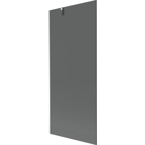 Mexen Next paraschizzi per vasca da bagno con 1 anta 80 x 150 cm, grafite, cromo - 895-080-000-00-40-01 (1/5)