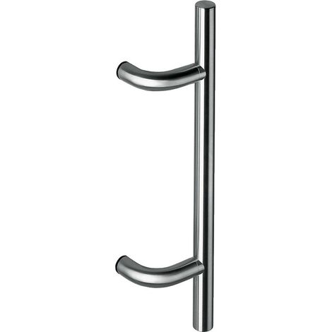 Poignée porte battante inox NT hauteur 400 mm Ø 32 mm - type STG 322-32 - NORMBAU