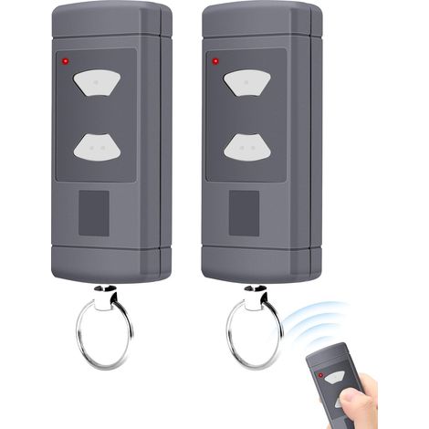Telecomando per cancello a 40,685 MHz, telecomando per porta da garage per Hormann HSE2/4, HSM2/4, HS2/4, HS2/4, 2 canali, telecomando con codice rolling code di qualità. (1/5)