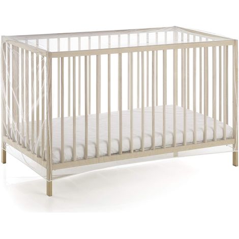 Universelles Moskitonetz für Babybetten, weiß, 80 x 160 x 65 cm (1/4)
