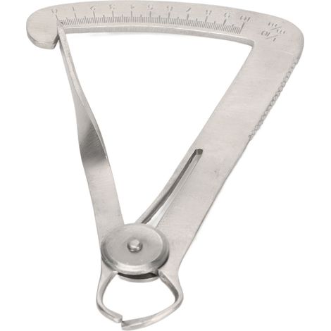 Pieds à coulisse d'intérieur en acier inoxydable, compas, règles, outils de mesure, équerres, outils de quincaillerie 0-10 mm (1/5)