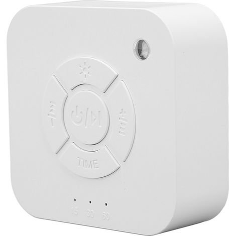 Machine à bruit blanc 9 mélodies USB rechargeable veilleuse sommeil doux pour bébé maison travail (1/5)