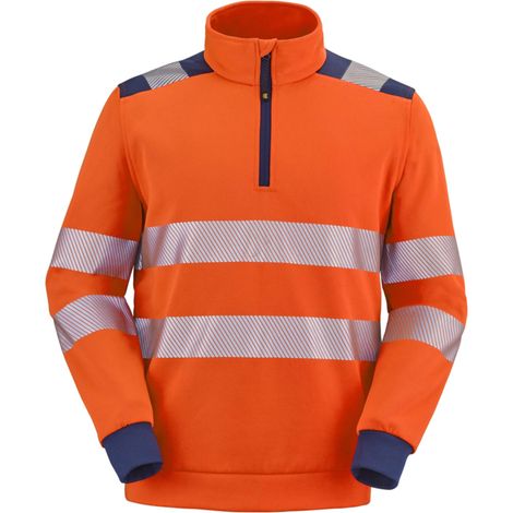 SWEAT HV ORANGE FLUO/BLEU MARINE SAFE XP JACKHAMMER CEPOVETT - 22-9S10-404 L (1/2)