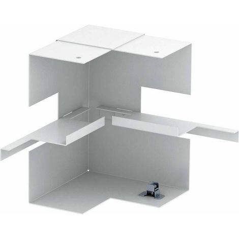 OBO Bettermann Angle intérieur simplifié symétrique 70x170x128 Acier blanc pur RAL 9010, 6277640 (1/2)
