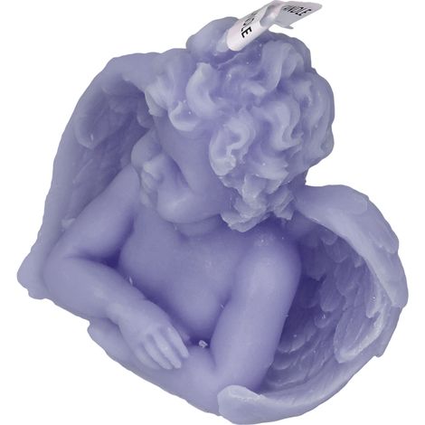 Bougie parfumée ange violet pour relaxation, décoration intérieur chambre à coucher et bureau (1/5)
