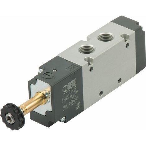 Riegler 3/2-Wegeventil »BASIC«, elektropneumatisch, monostabil, G 1/8, NC