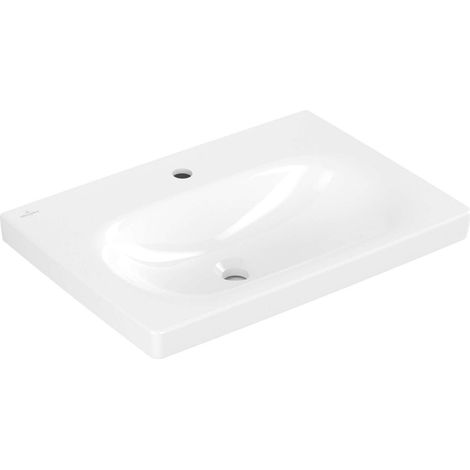 Villeroy & Boch Skyla - Lavabo 65x46 cm, sin rebosadero, agujero para grifo, blanco alpino 5A516601 (1/3)